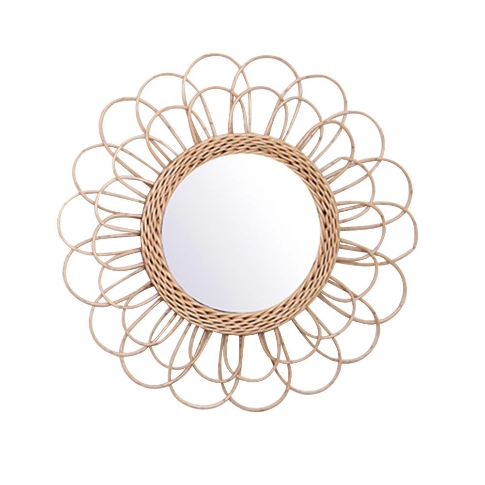 Rattan Mirror Round - Зеркало из ротанга, инновационное круглое зеркало