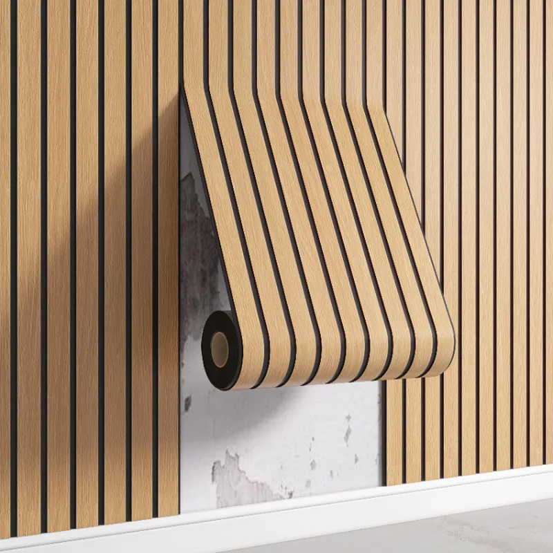 Wall Panel 3D Texture - Рулон 3D-панелей под дерево, самоклеящиеся обои,