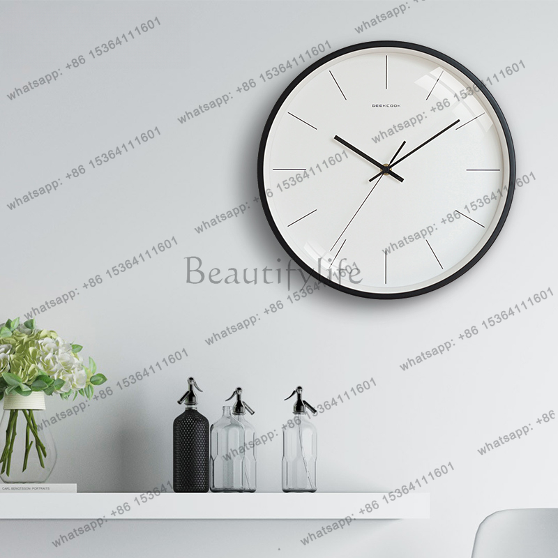 Interior Design Organic Modern - Легкие роскошные модные настенные часы: эстетичный