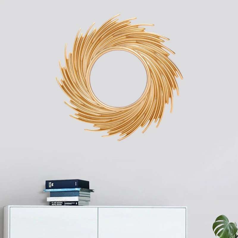 Круглое зеркало для макияжа из – обзор и цена Rattan Mirror Round