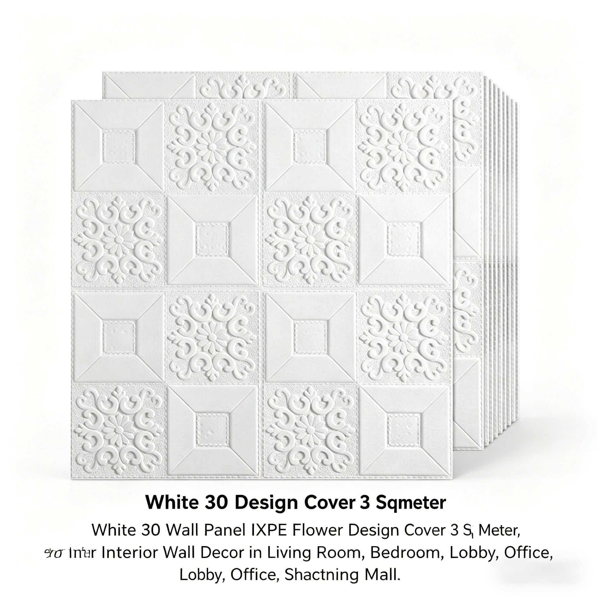 Набор из 1-10 штук 3D-панелей  – обзор и цена Wall Panel 3D Texture
