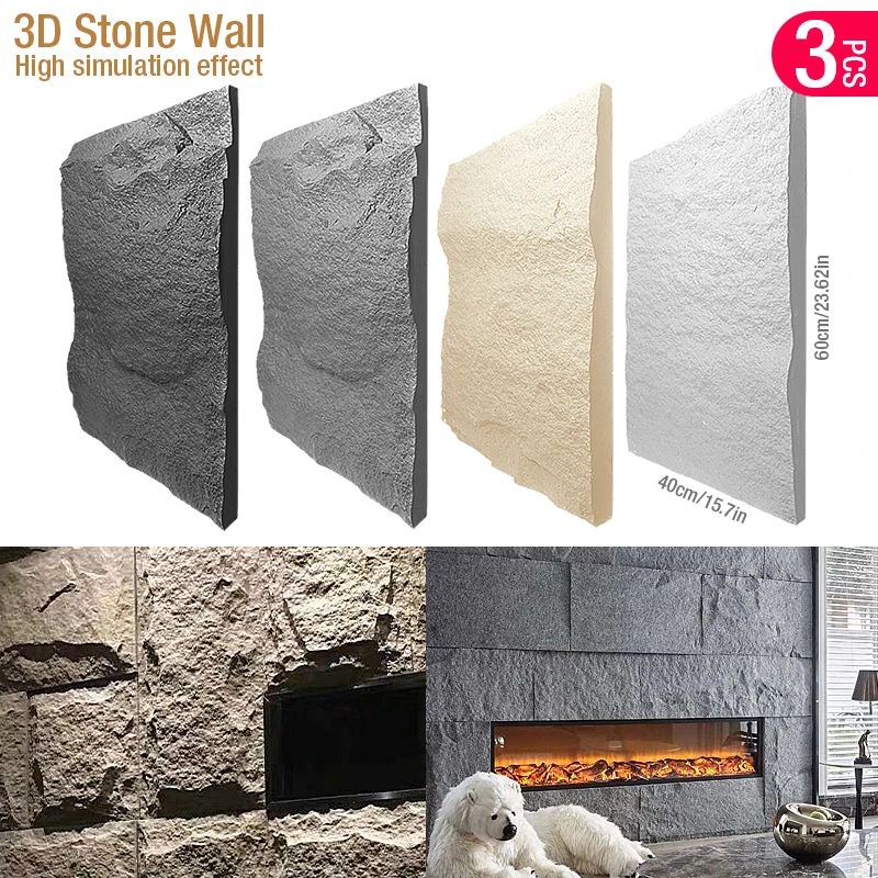 60x40 см коробка каменная текс – обзор и цена Wall Panel 3D Texture