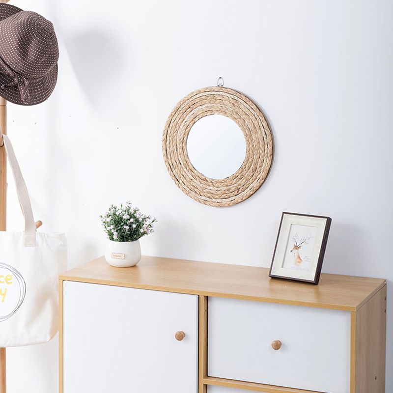 Декоративное круглое зеркало и – обзор и цена Rattan Mirror Round