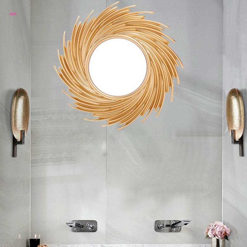 Декоративное зеркало в форме с – обзор и цена Rattan Mirror Round