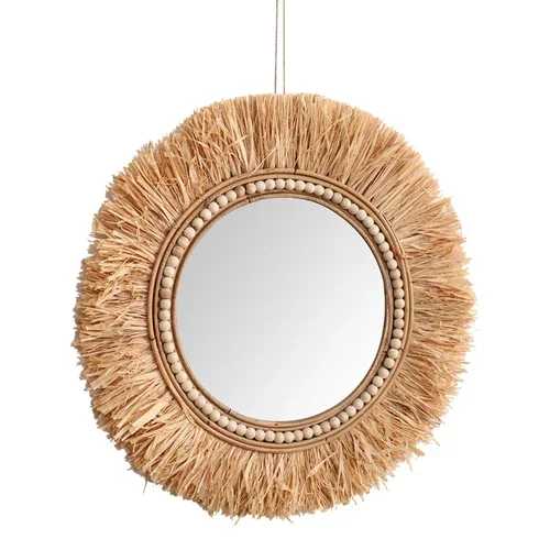 Декоративные зеркала из ротанг – обзор и цена Rattan Mirror Round