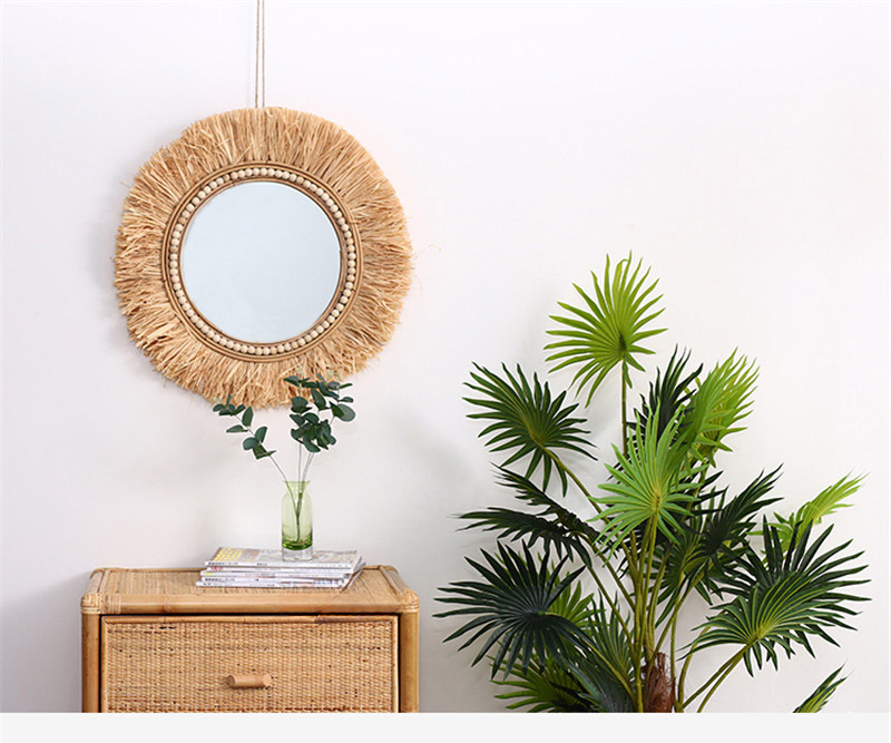 Декоративные зеркала из ротанг – обзор и цена Rattan Mirror Round